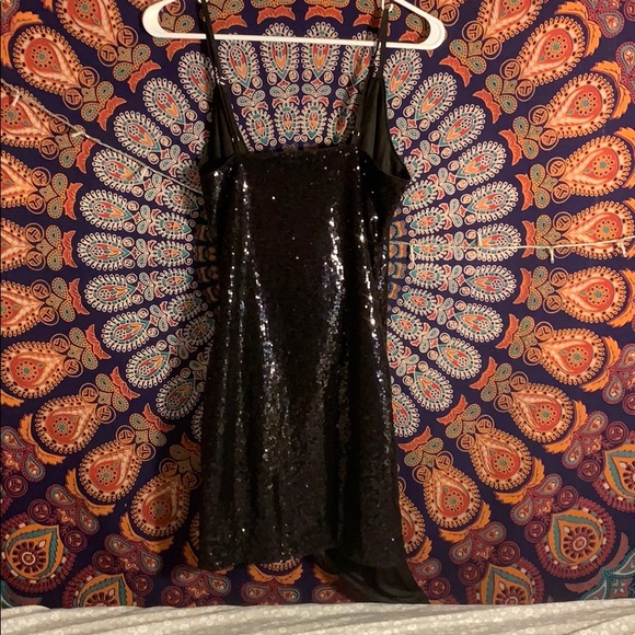 Black Sequin Dress - Picture 3 of 3